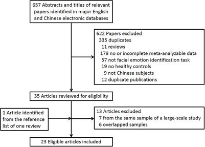 Facial emotion identification impairments in Chinese persons living with schizophrenia: A meta-analysis